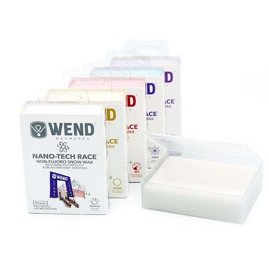 WEND NT Nano-Tech Race Wax Hot Melt Universal White Bar - 100g - (WRW-A) - secondary image