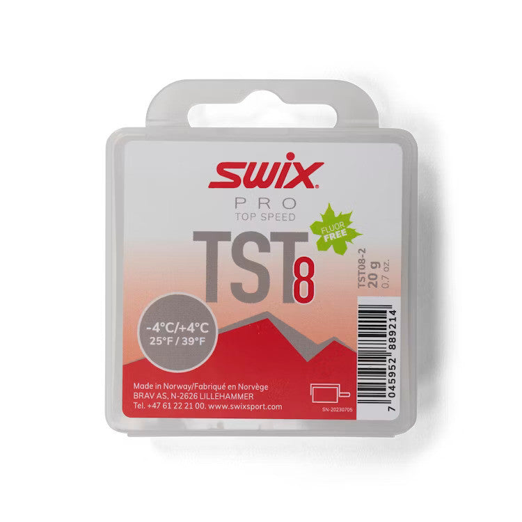 Swix Top Speed Wax TS8 Turbo Red, -4°C/+4°C, 20g - (TST08-2)