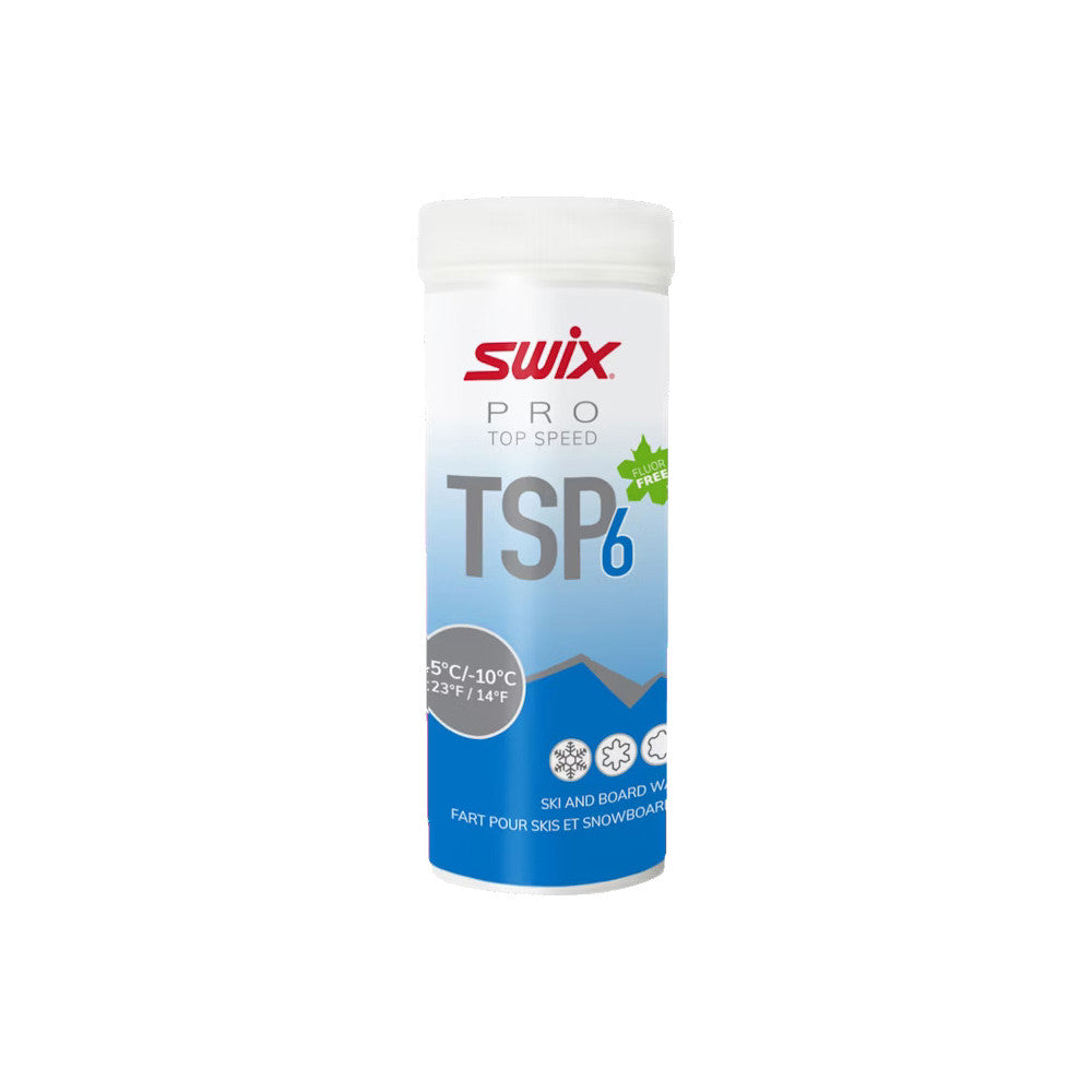 Swix Pro Top Speed Wax TSP6 Powder Blue, -5°C/-10°C, 40g - (TSP06-4)