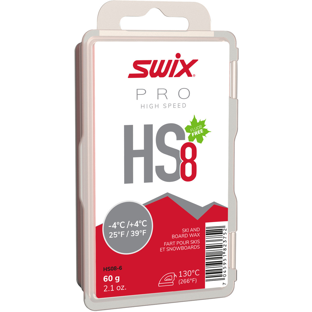 Swix HS8 Ski Snowboard Glide Wax HS08-6 60g - (HS08-6) – Racewax.com
