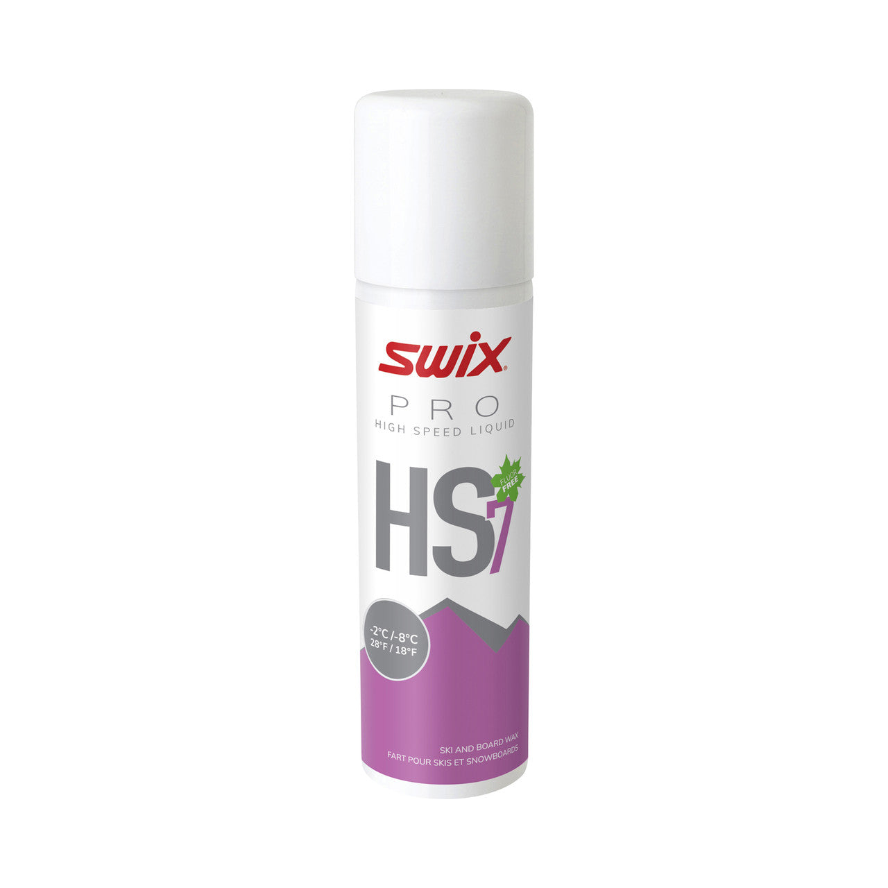 Swix Pro High Speed Liquid Spray Ski Wax HS7L Violet - Ship Ground