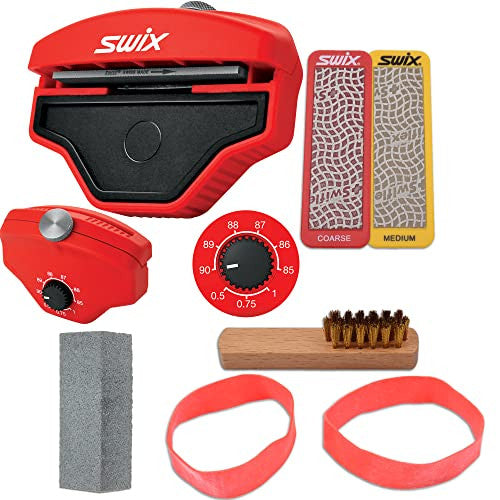 RaceWax Dual Edge Kit (RY) Ski Base-Side Tool +Diamonds +Gummi