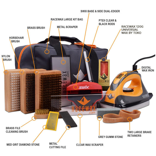 RaceWax Digital Elite Ski Snowboard Tuning Kit: Complete Edge-Base Tools, Wax, Iron - (FD-1000) - secondary image