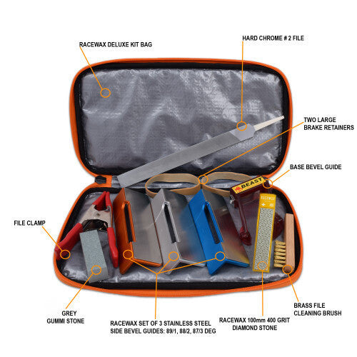 RaceWax Pro Edge Kit with Steel-Plated Side Angle Tools + Base Bevel - (FB-7180) - secondary image