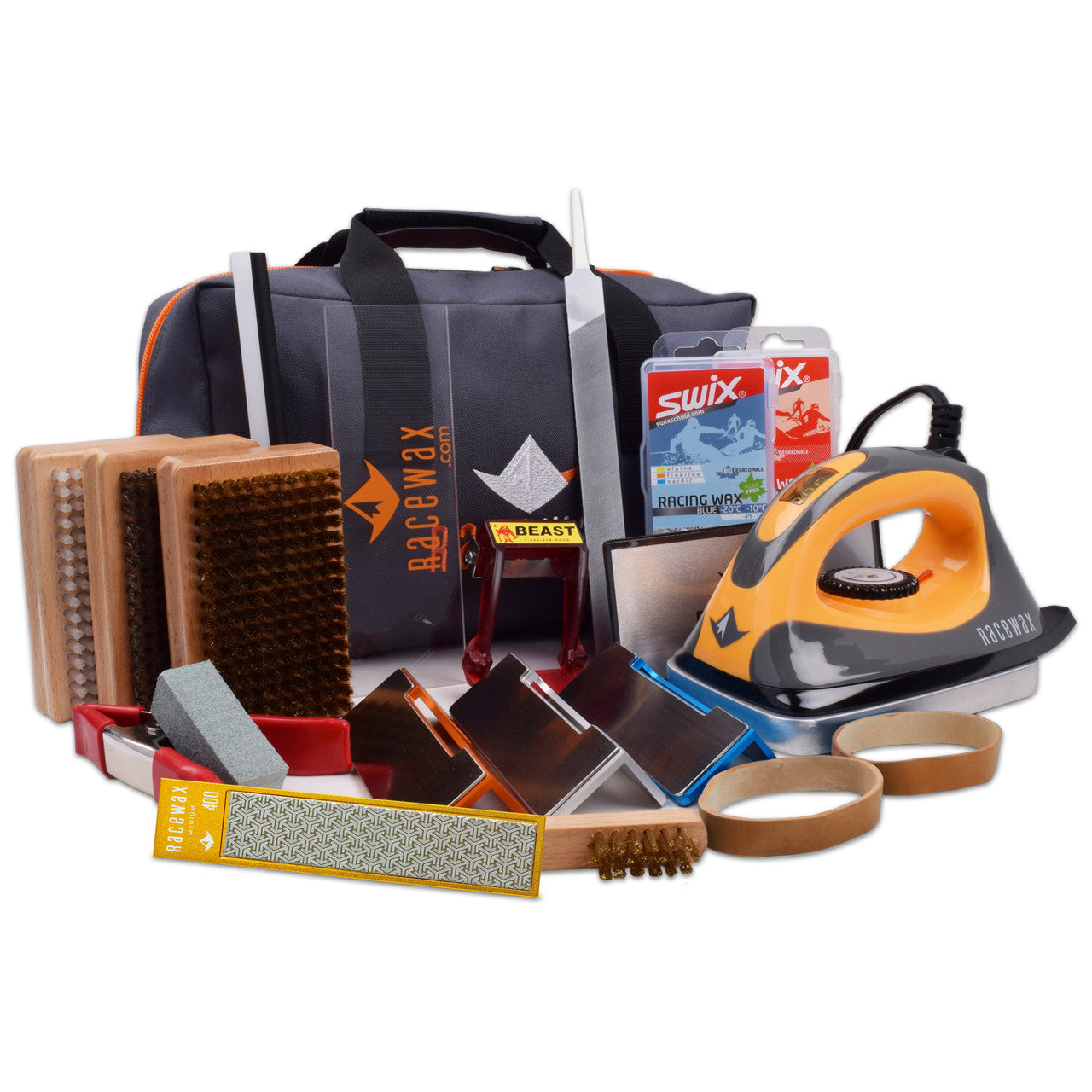 RaceWax Pro Tune Digital Iron Ski Snowboard Tuning Kit - (MR-9505)