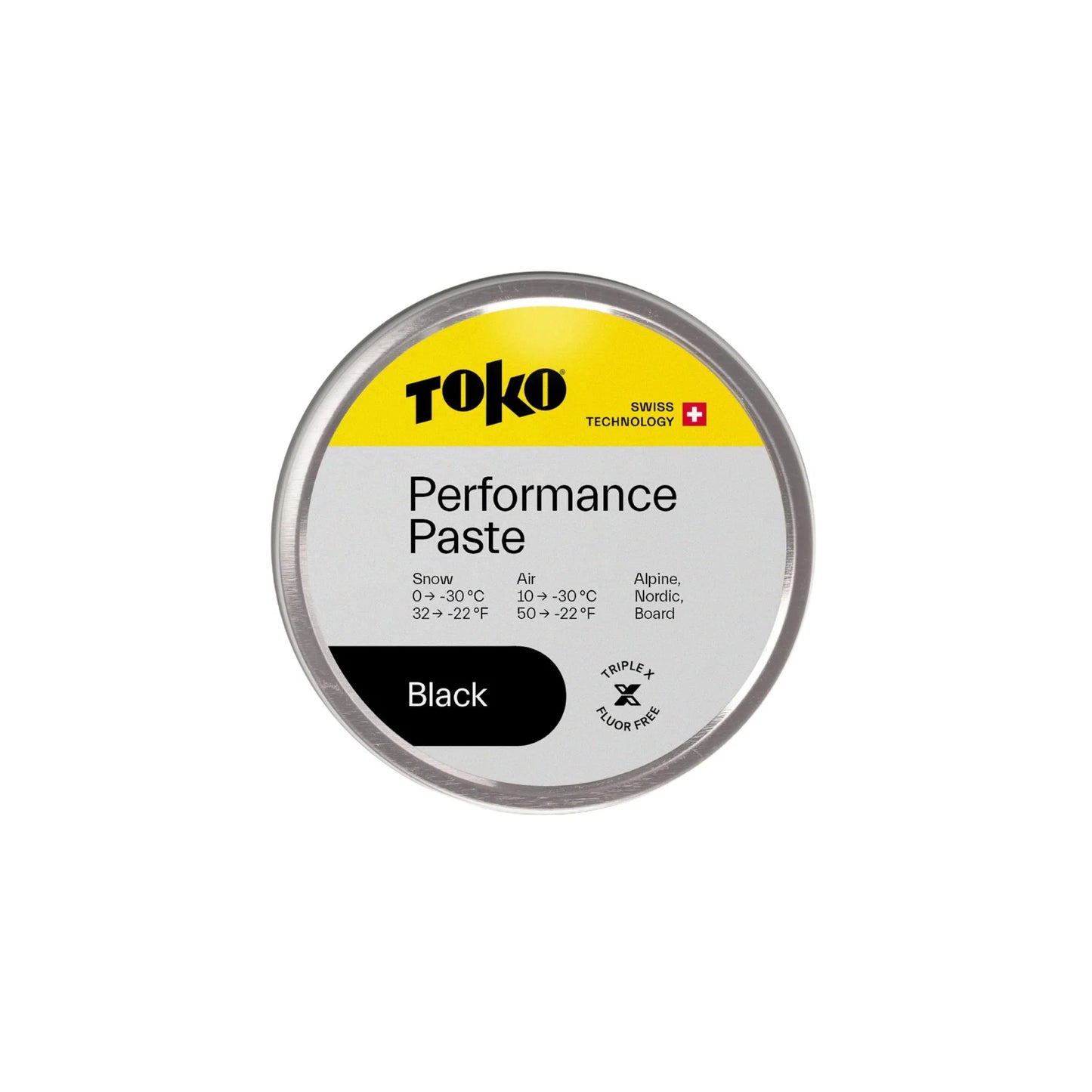 Toko Ski Glide Wax - Performance Paste Black 75g - (5501019US)