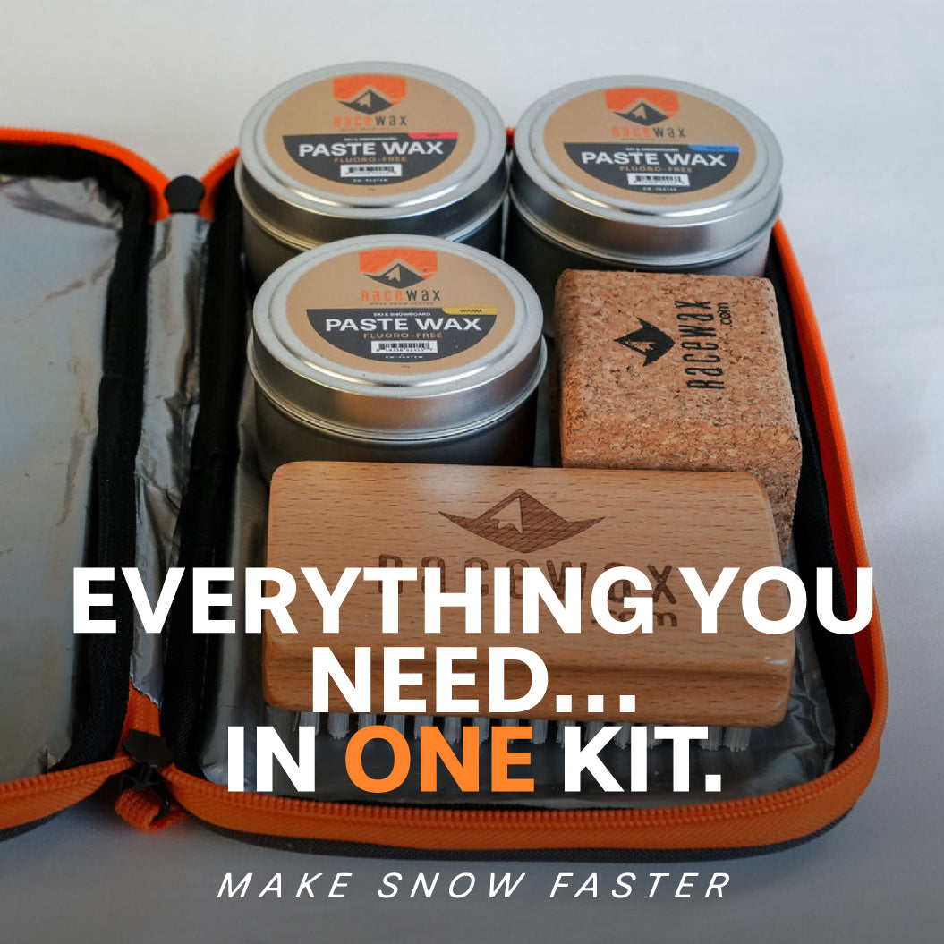 RaceWax Paste Wax Kit – Fluoro-Free Ski & Snowboard Wax Set - (c)