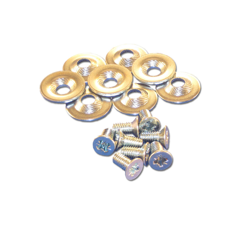 Burton Style Snowboard Binding Hardware 12 mm Screws Washers - (RA-3526)