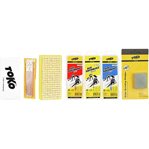 Toko Basic Tune and Wax Kit Black/Yellow, One Size - (TOK000Y)