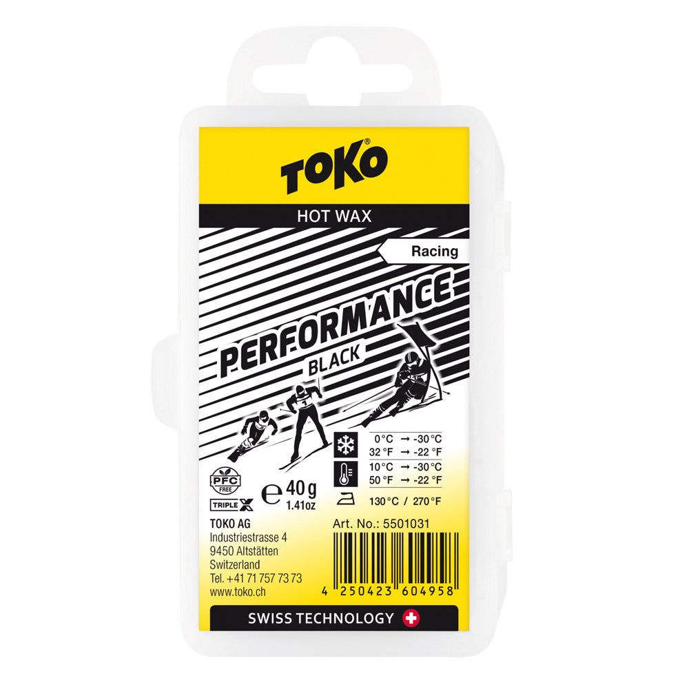 Toko Performance Black Hot Wax 40g 5501031 | RaceWax