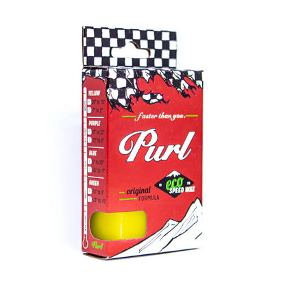 Purl Warm/Spring Yellow Ski and Snowboard Wax - 454g - (2006)