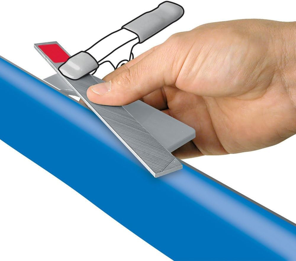 RaceWax Set of 3 Stainless Steel Plate Aluminum Ski Side Bevel File Guides 87/3 88/2 89/1