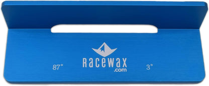 RaceWax Set of 3 Stainless Steel Plate Aluminum Ski Side Bevel File Guides 87/3 88/2 89/1