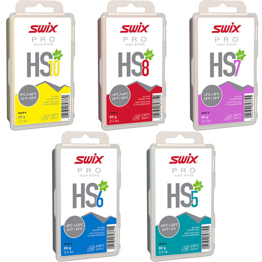 Swix HS Wax Bundle 60G - High Speed
