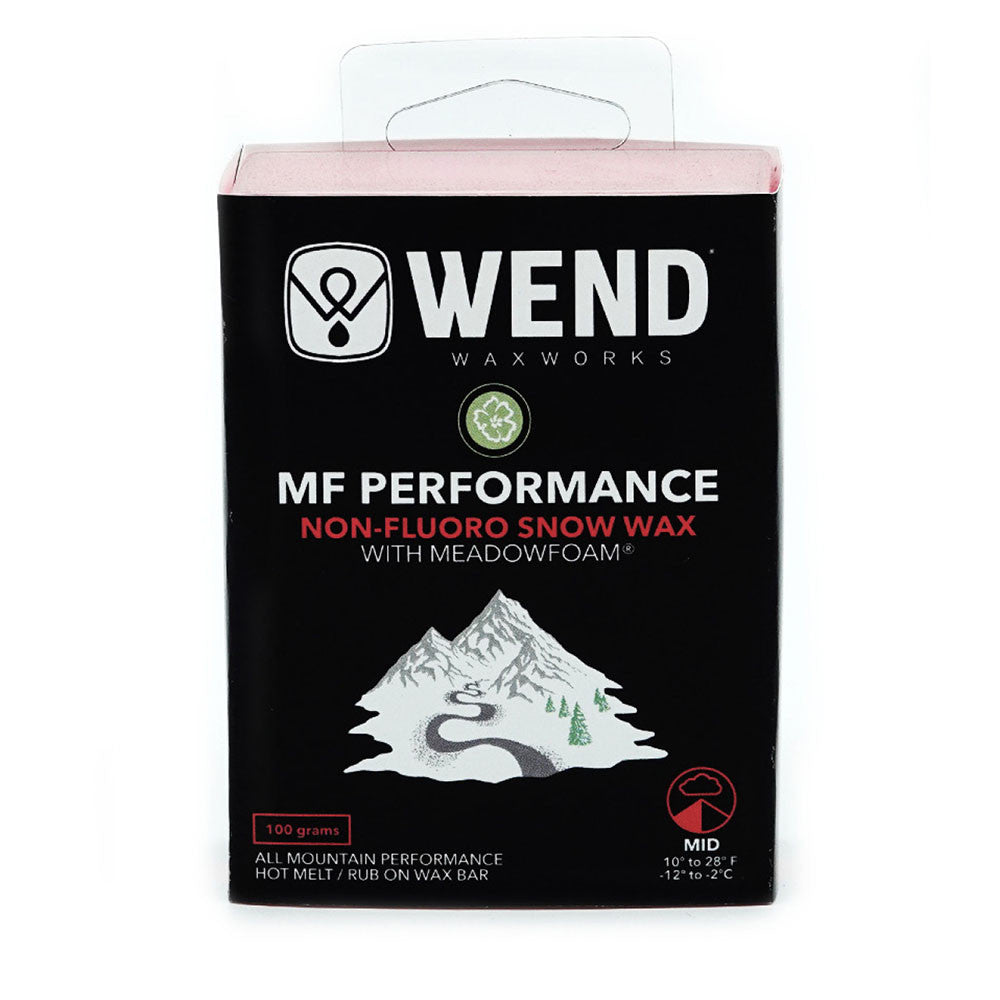 WEND MF Performance Hot Melt/Rub-On Mid Red Wax - 100g - (WCS11A-A)