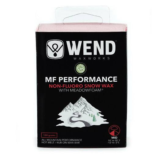 WEND MF Performance Hot Melt/Rub-On Mid Red Wax - 100g - (WCS11A-A)