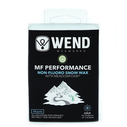 WEND MF Performance Hot Melt/Rub-On Cold Blue Wax - 100g - (WCS12-A)