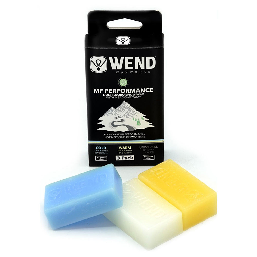 WEND MF Performance Hot Melt/Rub-On Combo 3 Pack - Cold, Warm, Universal - 90g - (WCS09-A)