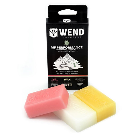 WEND MF Performance Hot Melt/Rub-On Combo 3 Pack - Mid, Warm, Universal - 90g - (WCS08-A)