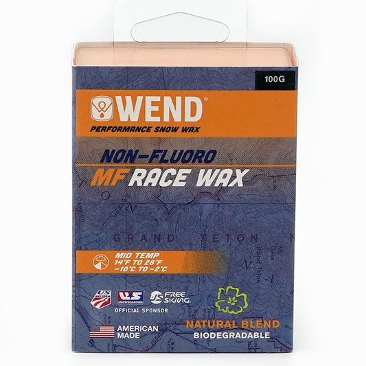 WEND MF Race Non-Fluoro Bar with Meadowfoam Mid Red Wax - 100g - (WRNFM-A)