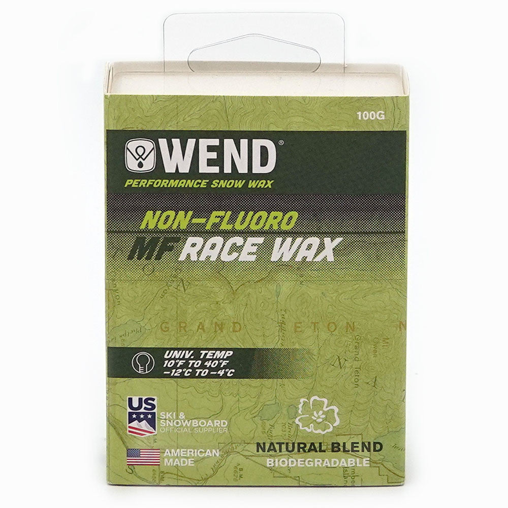 WEND MF Race Non-Fluoro Bar with Meadowfoam Universal White Wax - 100g - (WRNFU-A)