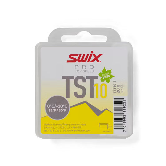Swix Top Speed Wax TS10 Turbo Yellow, 0°C/+10°C, 20g - (TST10-2)