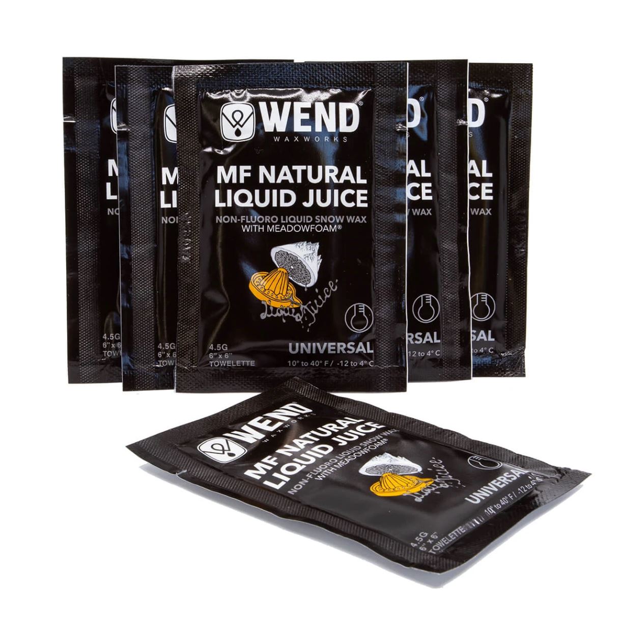 WEND MF Natural Liquid Juice Universal Towelettes 4.5g