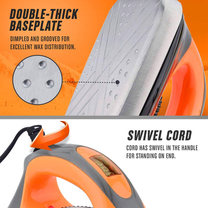 RaceWax Digital Ski Wax Snowboard Waxing Iron - (PA-6000)