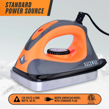 RaceWax Ski Snowboard Waxing Iron - (PB-8800)