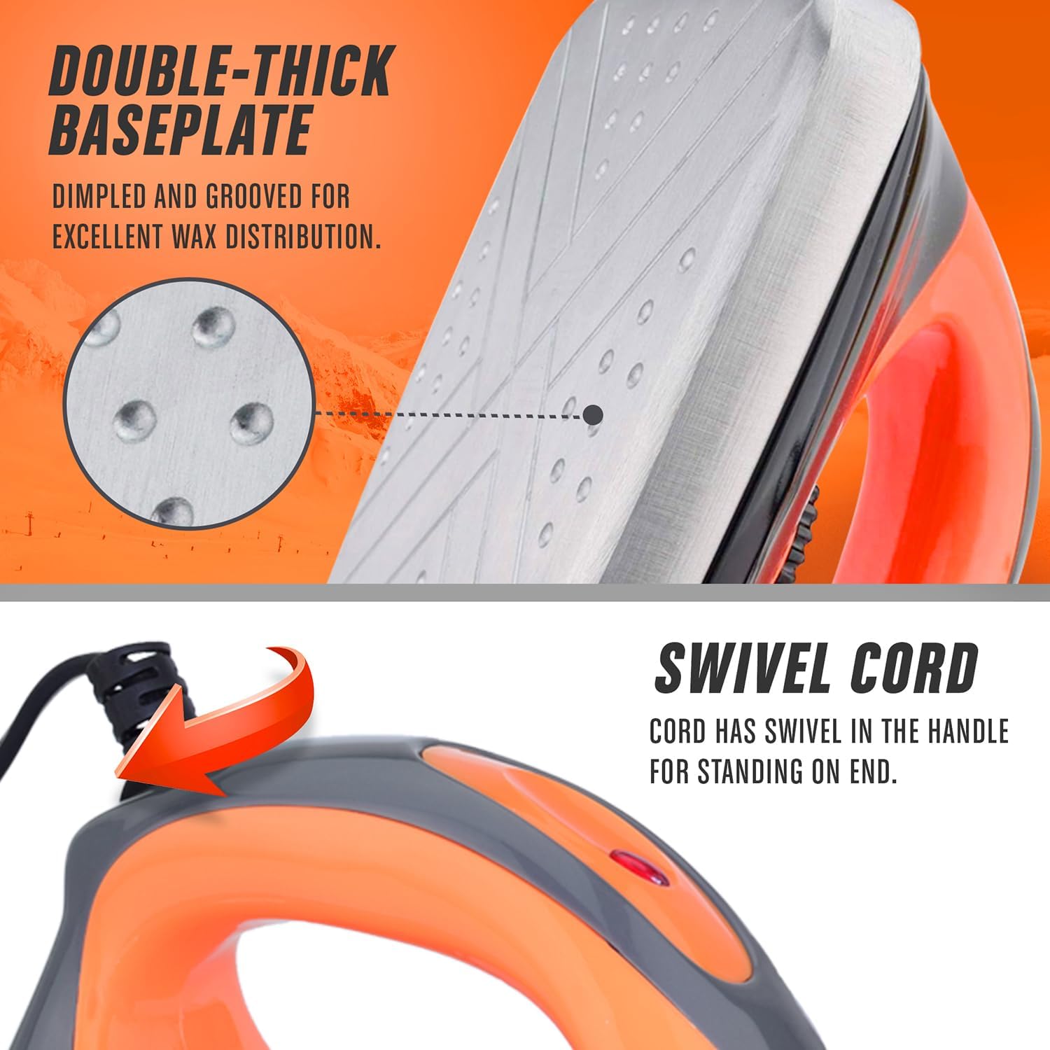 RaceWax Ski Snowboard Waxing Iron - (PB-8800) – Racewax.com