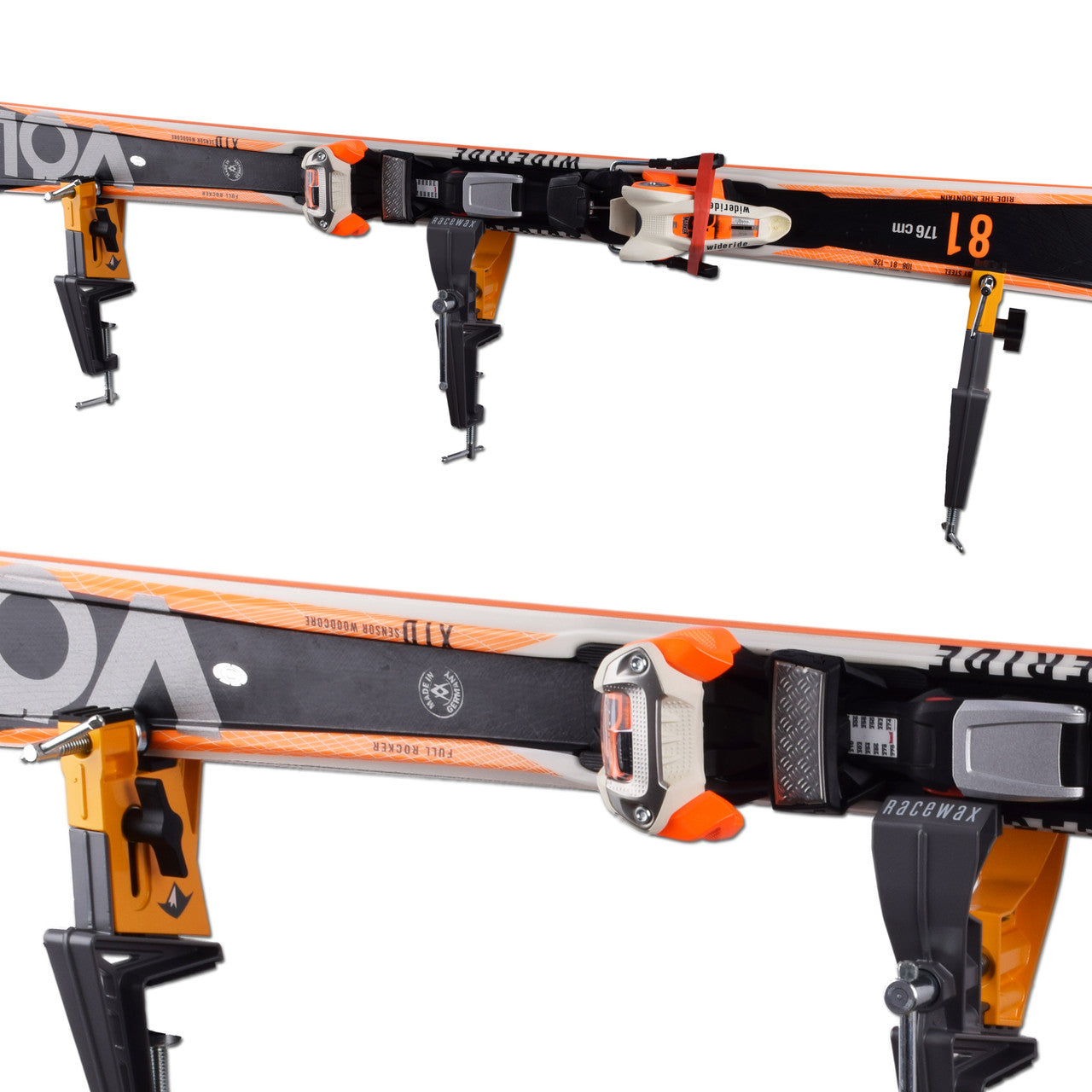 RaceWax World Cup Pro Ski Vise All-Metal Three Piece - (PB-4100)