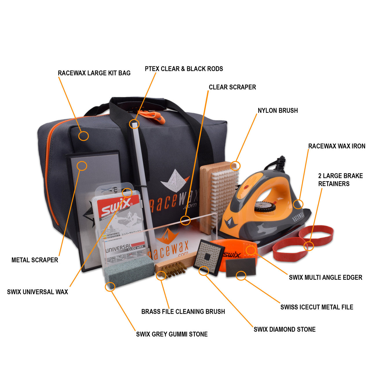 RaceWax Diamond Ski Snowboard Wax Tuning Kit - (RC-8311) – Racewax.com