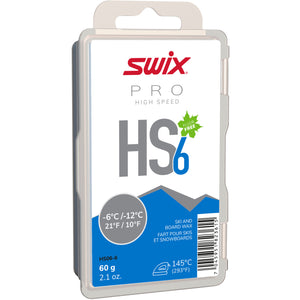 Swix HS6 Ski Snowboard Glide Wax HS06-6 60g - (HS06-6) | RaceWax SWIX HS6