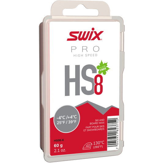 Swix HS8 Ski Snowboard Glide Wax HS08-6 60g - (HS08-6)