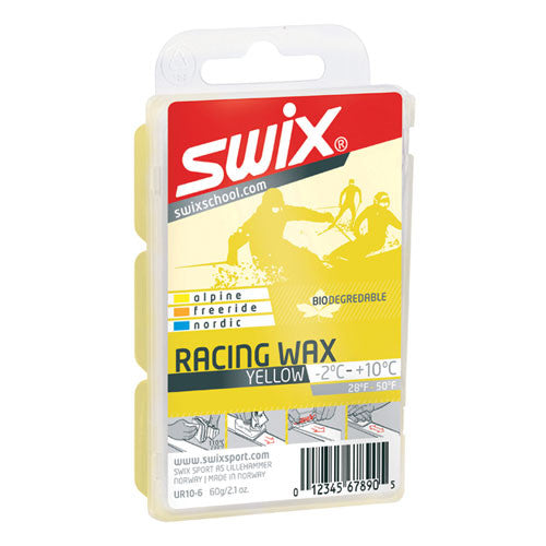 Swix Bio-Degradable Ski Snowboard Wax UR10-6 Warm - (UR10-6)