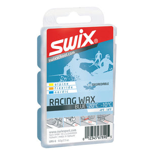 Swix Bio-Degradable Ski Snowboard Wax UR6-6 Cold - (UR6-6