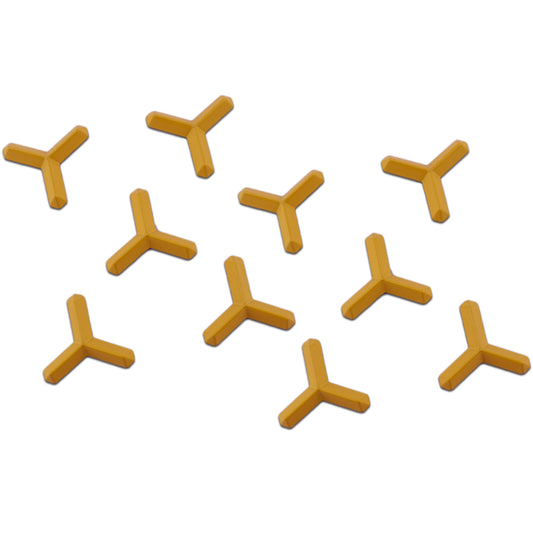 RaceWax Set of Ten Metal Ninja Studs Snowboard Stomp Pad 10 Yellow - (PC-1003)