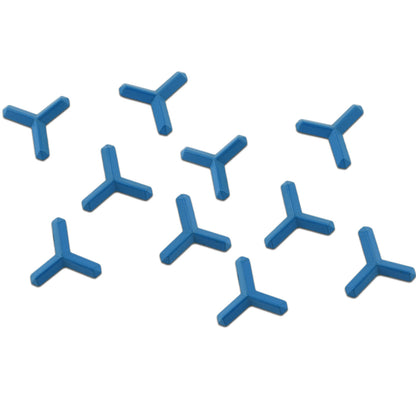 RaceWax Set of Ten Metal Ninja Studs Snowboard Stomp Pad 10 Blue - (PC-1014)