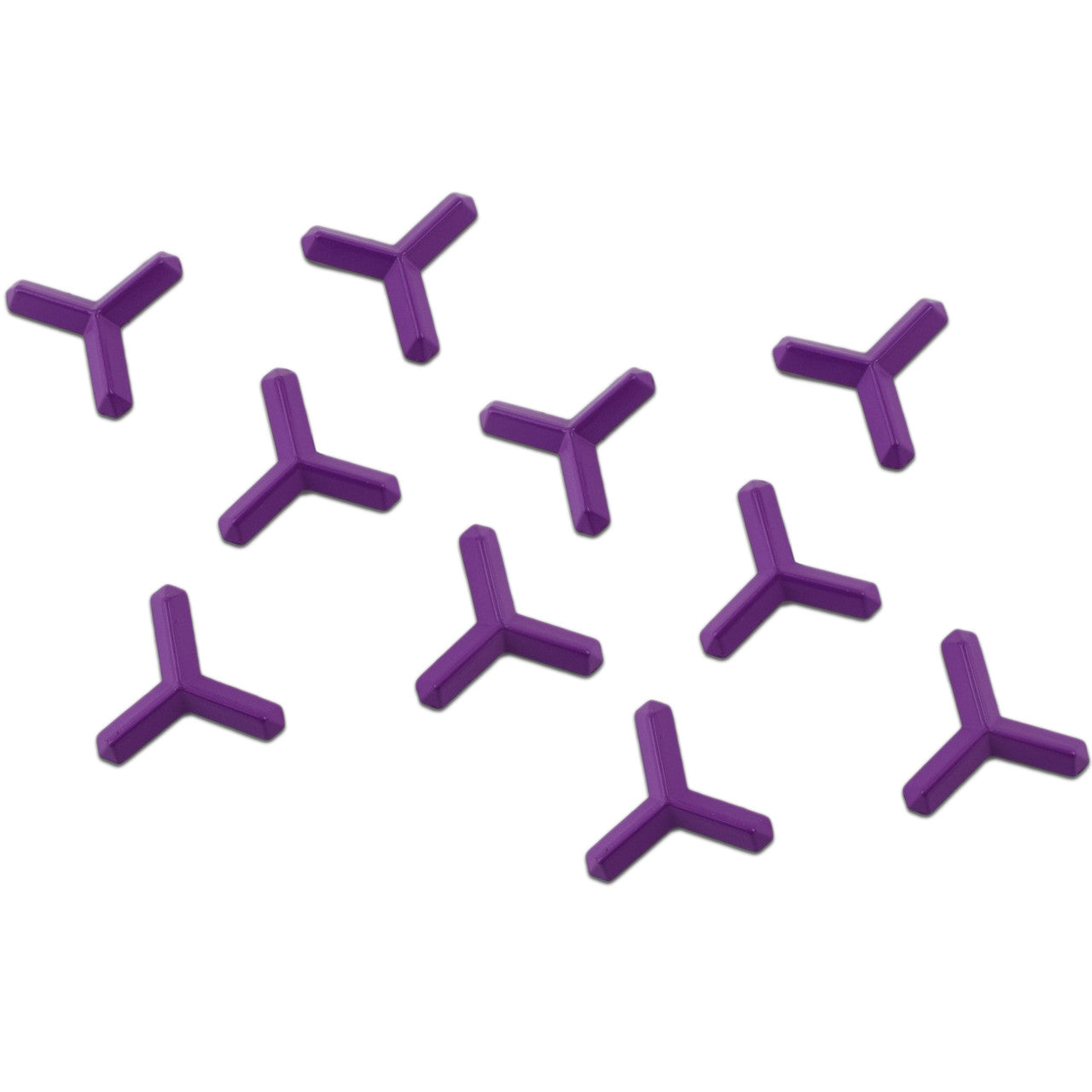 RaceWax Set of Ten Metal Ninja Studs Snowboard Stomp Pad 10 Purple - (PC-1036)