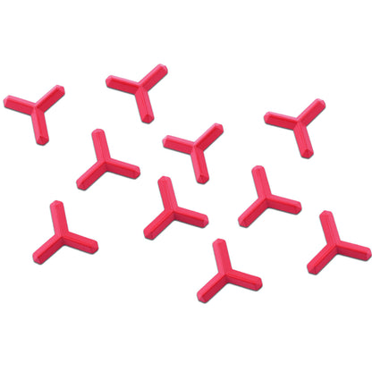 RaceWax Set of Ten Metal Ninja Studs Snowboard Stomp Pad 10 Red - (PC-1058)