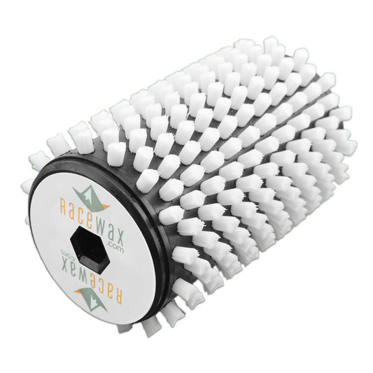 RaceWax White Nylon Ski Roto Brush 100 mm - (PC-3101)