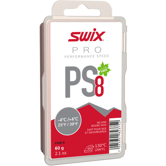 Swix PS8 Ski Snowboard Glide Wax 60g - (PS08-6)