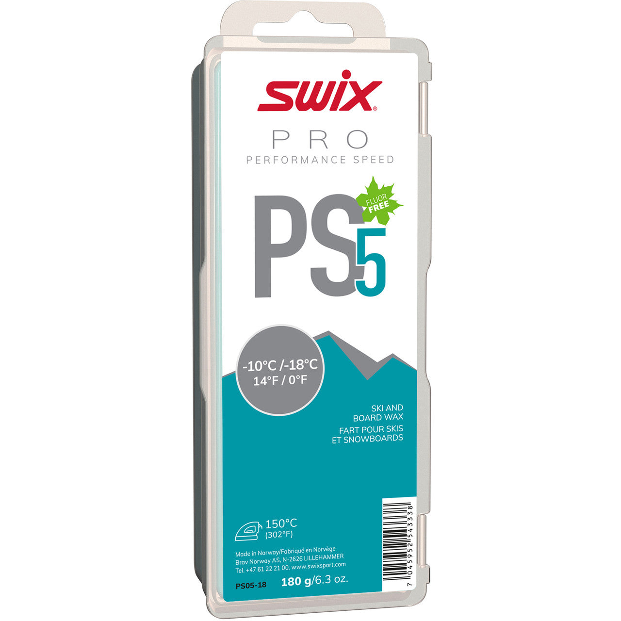Swix PS5 Ski Snowboard Glide Wax - Thumbnail 2