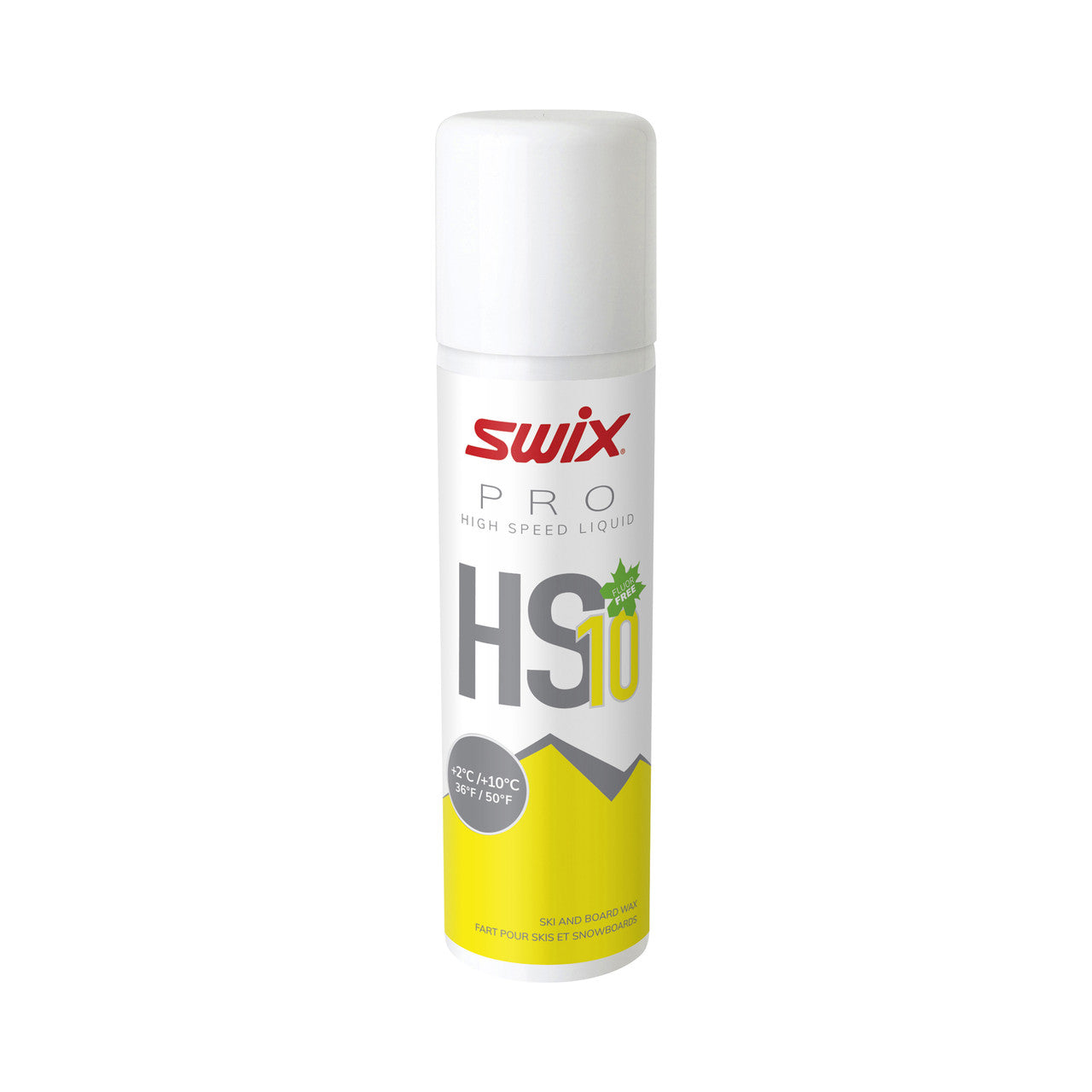 Swix Pro High Speed Liquid Spray Ski Wax HS10L Yellow - Ship Ground Only - (HS10L-12US)