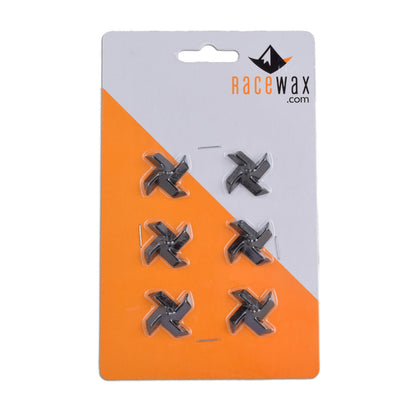 RaceWax Six 4-Point Ninja Snowboard Studs Stomp Pad 6 Black - (PA-4009)