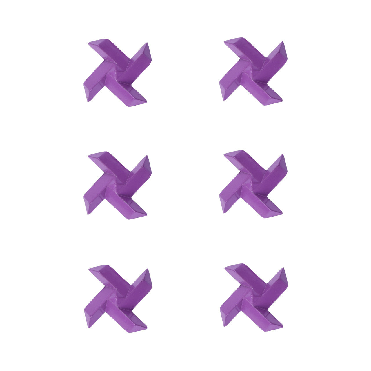 Ninja Snowboard Studs Stomp Pad by RaceWax Six 4-Point Studs in Purple