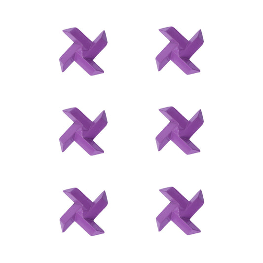 Ninja Snowboard Studs Stomp Pad by RaceWax Six 4-Point Studs in Purple