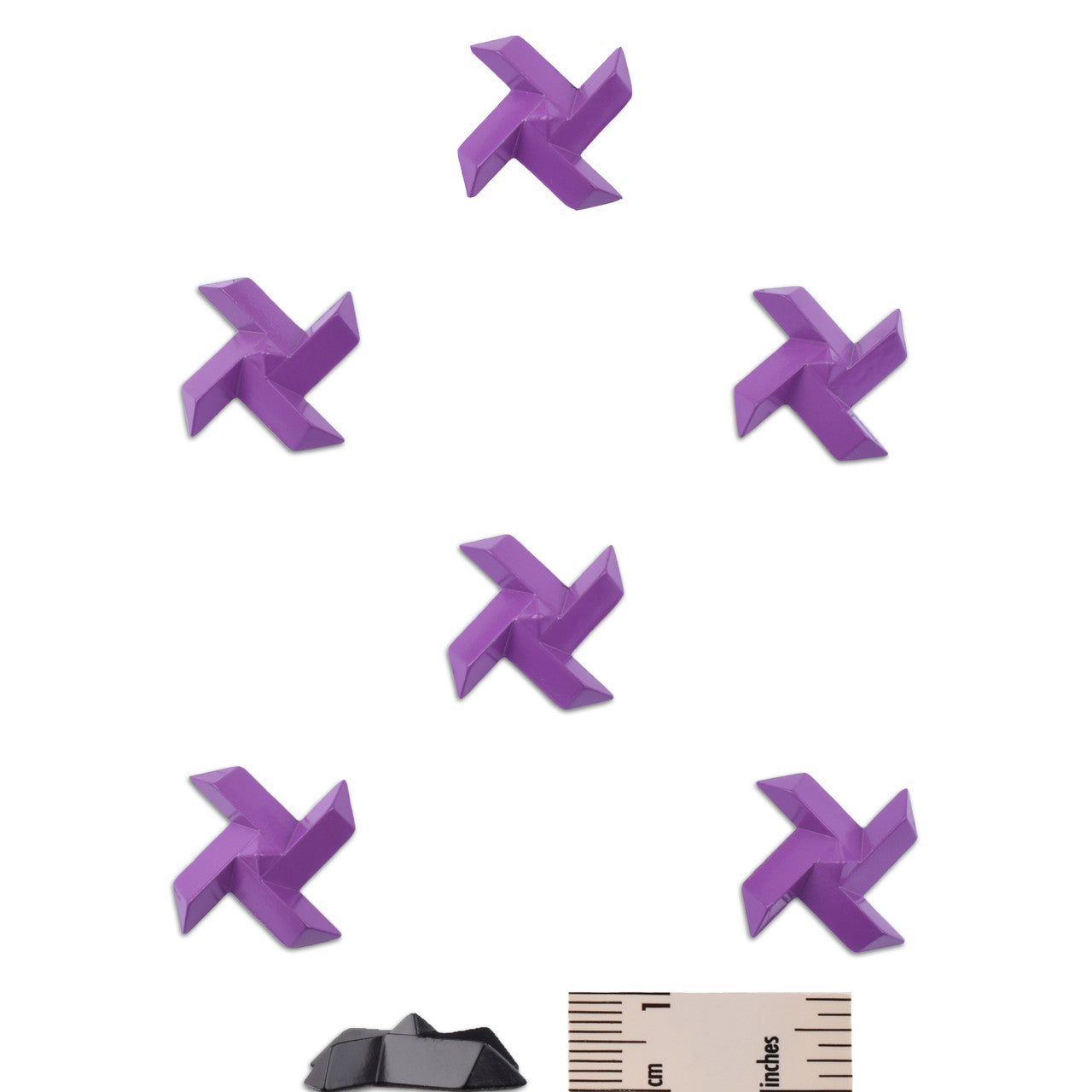 Ninja Snowboard Studs Stomp Pad by RaceWax Six 4-Point Studs in Purple