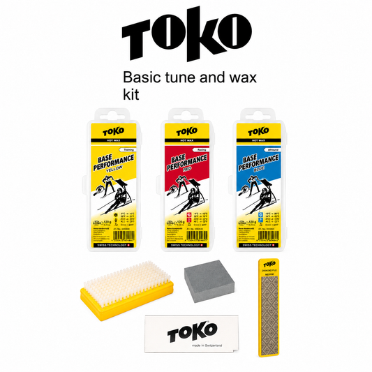 Toko Basic Tune and Wax Kit Black/Yellow, One Size - (TOK000Y)