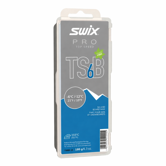 Swix Pro Top Speed Ski Snowboard Race Wax Black TS6B 180g - (TS06B-18)